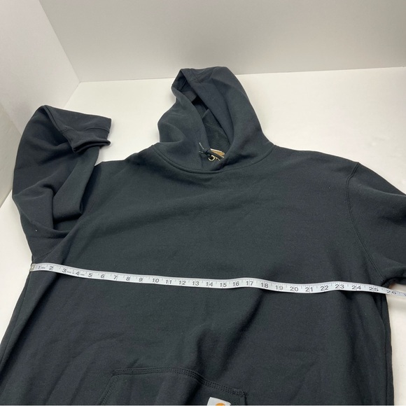 Carhartt Original Fit Black Hooded Sweatshirt Hoodie Mens Size XL TALL NEW - Picture 6 of 15